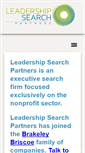Mobile Screenshot of leadershipsearch.com